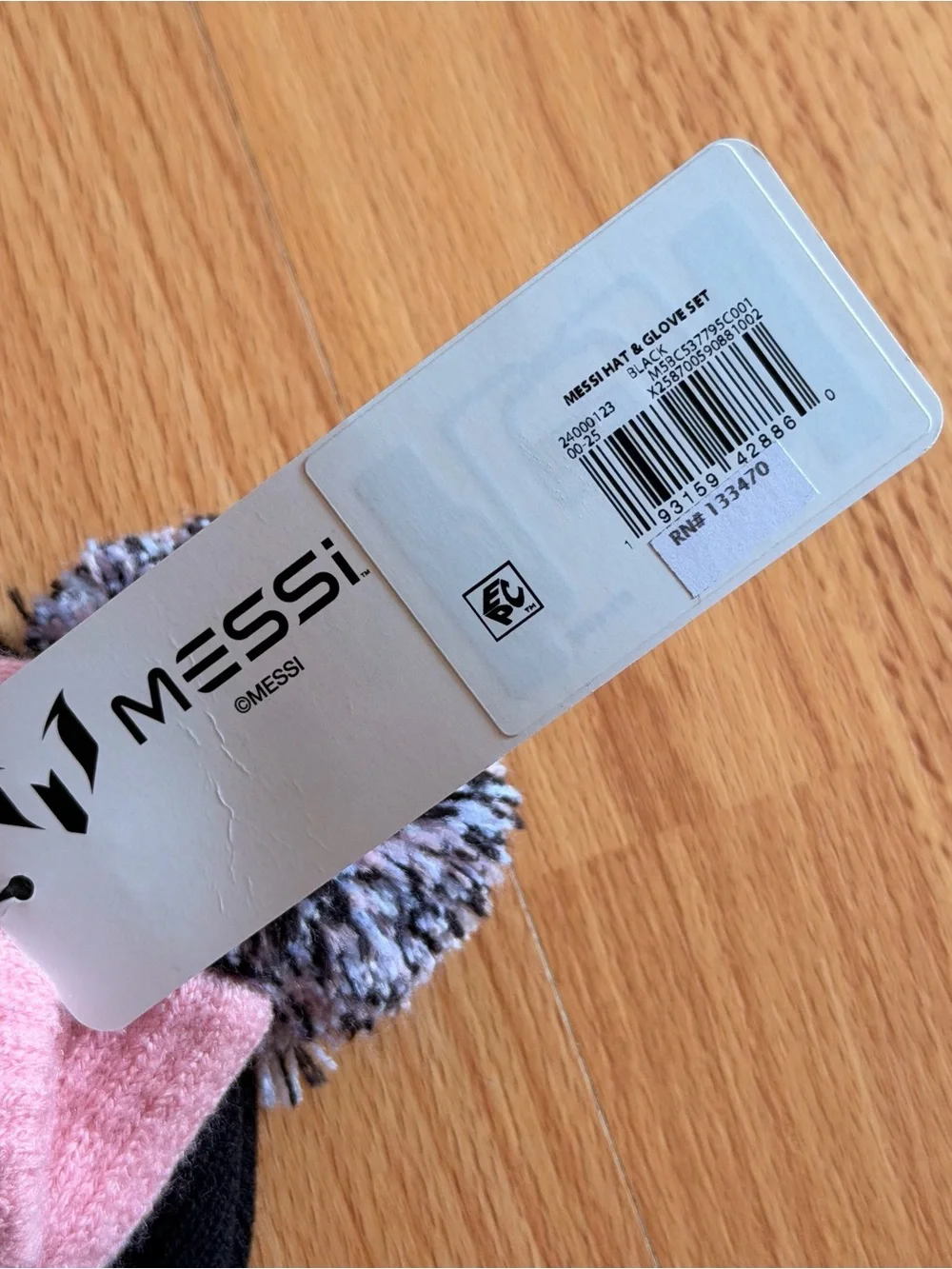 Messi Beanie Hat and Gloves Set.